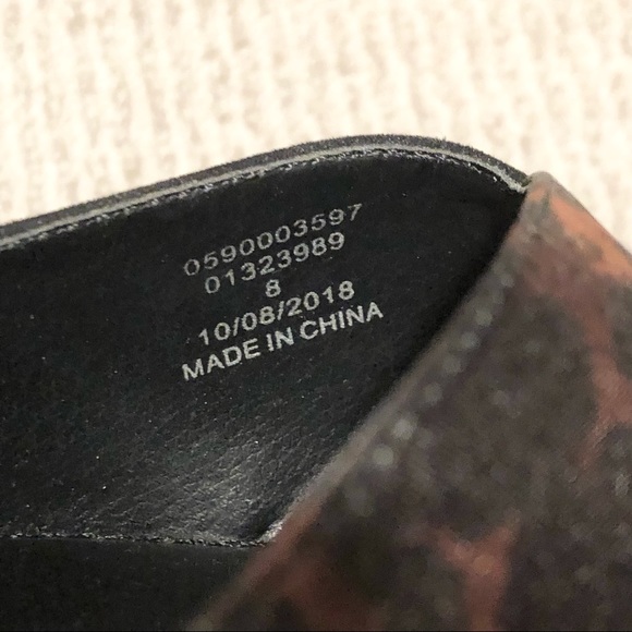 Black and leopard flats - Picture 5 of 9